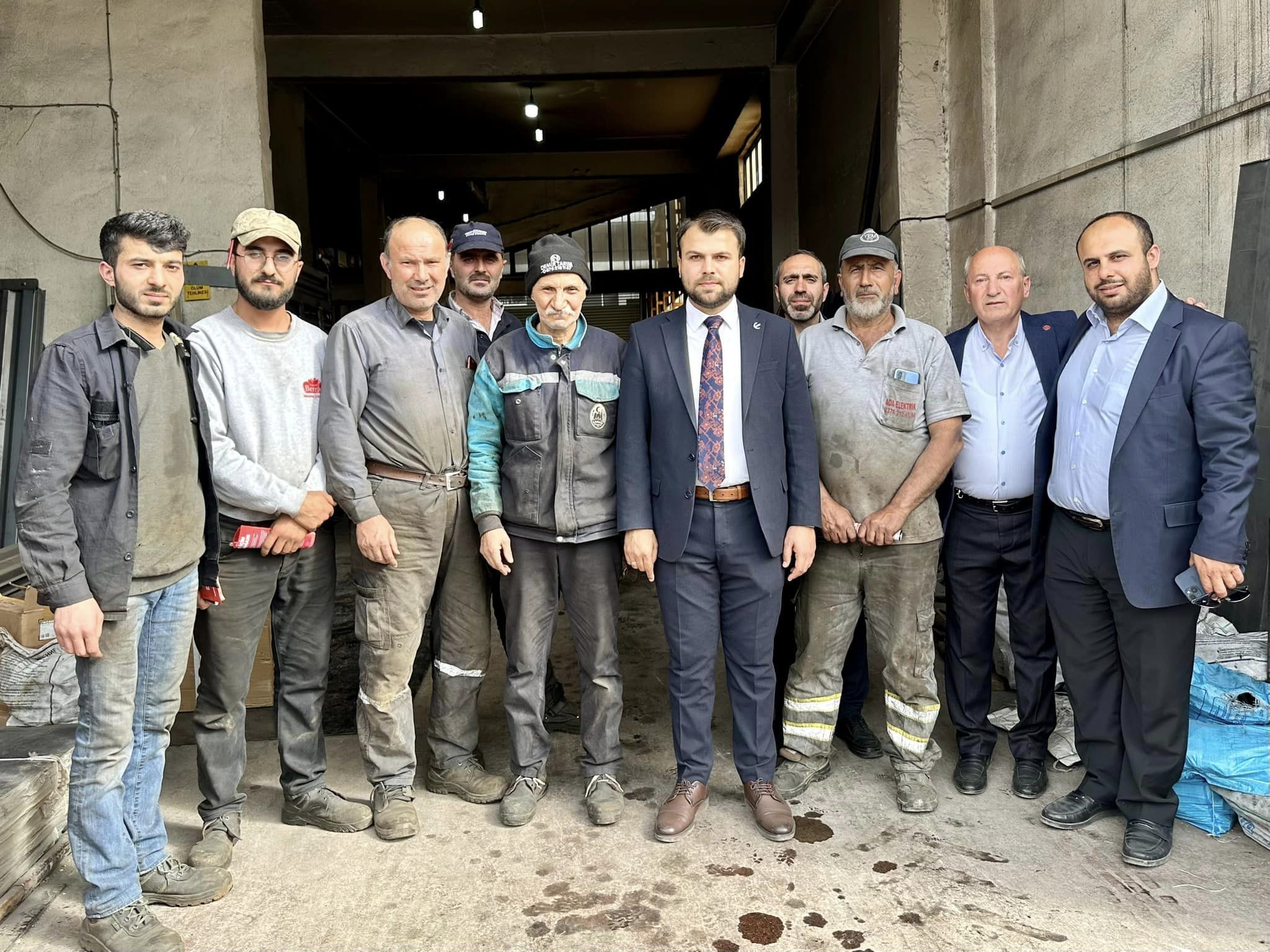 Müjdeci, sanayi esnafını ziyaret etti