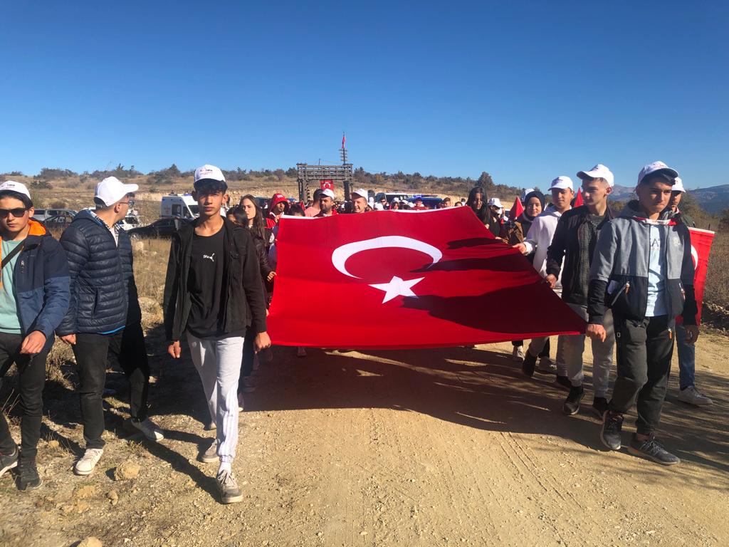 '13'üncü İstiklal Yolu Yürüyüşü' gerçekleştirildi