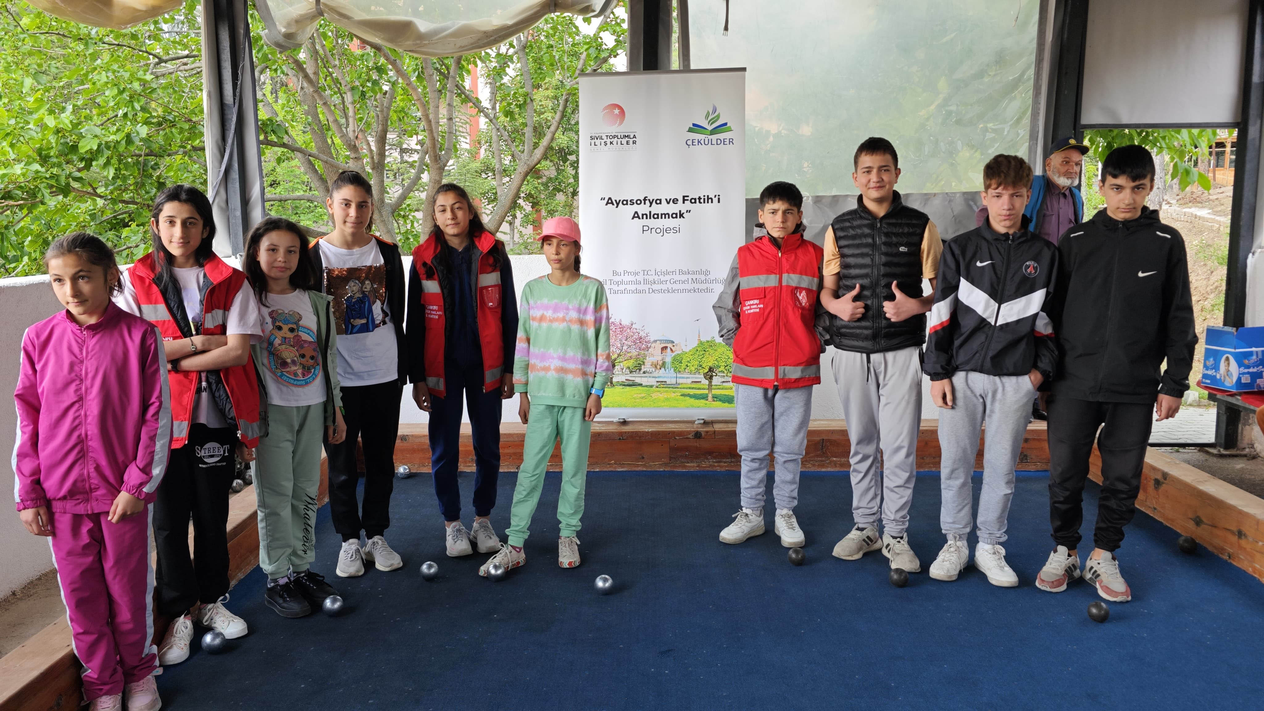Çankırı Çevre ve Kültür Derneği tarafından Bocce Fetih Turnuvası düzenledi