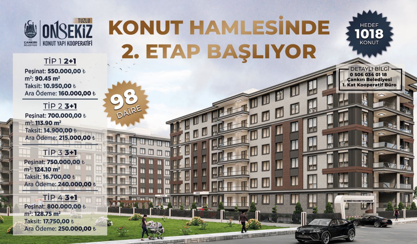 Konut hamlesinde ikinci etap çalışmaları başlıyor
